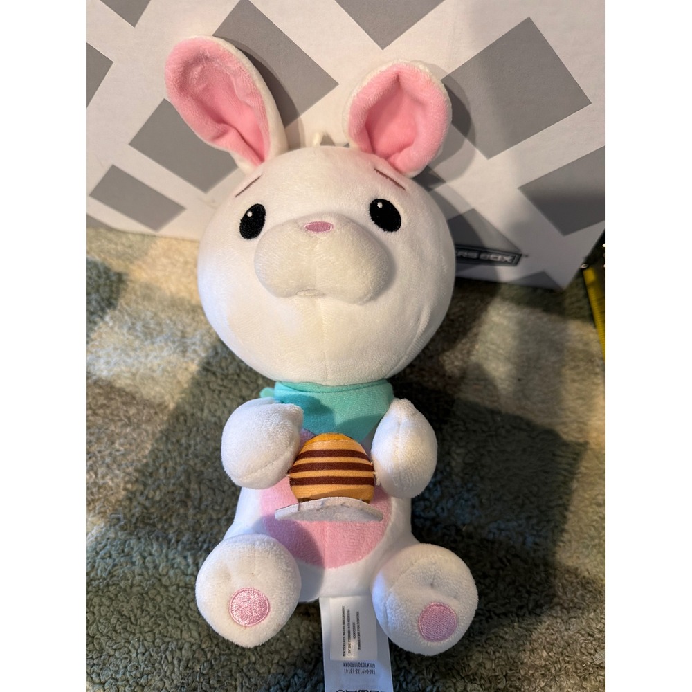 Disney Winnie the Pooh Rabbit Plush White Bunny with Honey Pot 9 Inch Toy